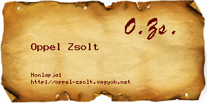Oppel Zsolt névjegykártya