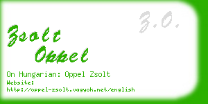 zsolt oppel business card